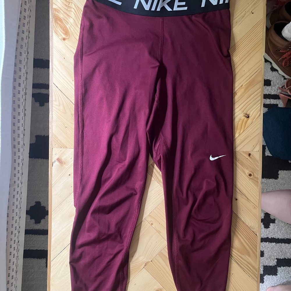 Nike Leggings Maroon Size S